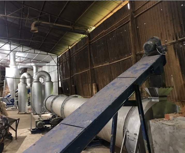 Máy sấy mùn cưa